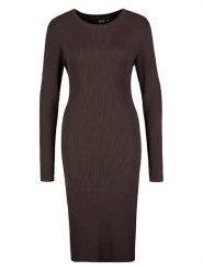 Eight2Nine Sukienka w kolorze brązowym rozmiar: XS. Brązowe sukienki damskie Eight2Nine, bez wzorów, prążkowane, bez ramiączek. Za 135.45 zł.