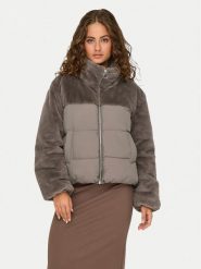 ONLY Kurtka zimowa 15292945 Szary Regular Fit. Szare kurtki damskie Only, na zimę, l, bez wzorów, z syntetyku, bez kaptura. Za 299.99 zł.