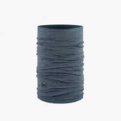 Komin chusta wielofunkcyjna z wełny merino lightweight. Niebieskie chusty damskie Buff, na zimę, bez wzorów, z wełny. Za 110.99 zł.
