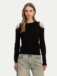 ONLY Sweter Gila 15339512 Czarny Regular Fit. Czarne swetry klasyczne damskie Only, s, z syntetyku, bez kołnierzyka. Za 79.99 zł.