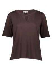 More & More Koszulka w kolorze brązowym rozmiar: 42. Brązowe bluzki damskie More & More, bez wzorów, bez kołnierzyka, bez ramiączek. Za 100.99 zł.
