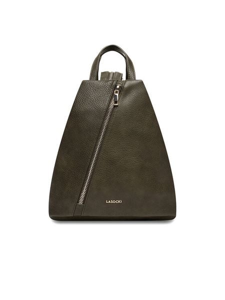 Lasocki Plecak LSK-K-017-06 Zielony. Zielone plecaki Lasocki, bez wzorów, z materiału. Za 199.99 zł.