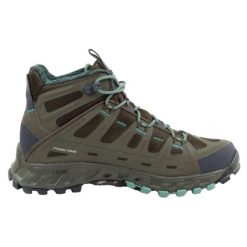 Damskie Buty Turystyczne GORETEX Mid Cut. Zielone obuwie trekkingowe damskie Aku, z gore-texu, bez zapięcia. Za 660.99 zł.