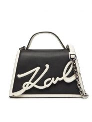 KARL LAGERFELD Torebka A1W30224 Czarny. Czarne torebki klasyczne damskie KARL LAGERFELD, ze skóry, bez dodatków. Za 839.99 zł.