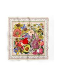 Lucky Bees Chusta w kolorze beżowym ze wzorem - 55 x 55 cm rozmiar: onesize. Brązowe chusty damskie Lucky Bees, bez wzorów, z materiału. Za 21.99 zł.