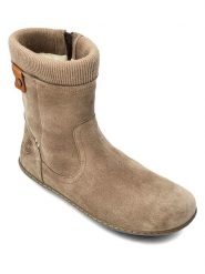 Groundies Skórzane buty "Iceland" w kolorze szarobrązowym do chodzenia na boso rozmiar: 36. Brązowe botki damskie Groundies, ze skóry, bez obcasa, bez zapięcia. Za 339.99 zł.