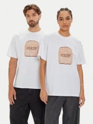 2005 T-Shirt Unisex Kromka Biały Regular Fit. Białe t-shirty damskie 2005, l, bez wzorów, z bawełny, bez kołnierzyka. Za 99.99 zł.