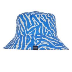 Kobiety / Panie Abstrakcyjny Kwiatowy Dwustronny Kubełkowy Kapelusz. Niebieskie kapelusze damskie Regatta, bez wzorów, sportowe. Za 41.99 zł.