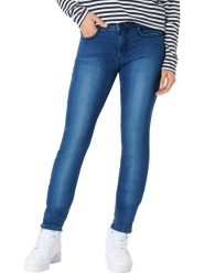Timezone Dżinsy "Enya" - Slim fit - w kolorze niebieskim rozmiar: W31/L32. Niebieskie jeansy damskie Timezone, z podwyższonym stanem. Za 74.81 zł.