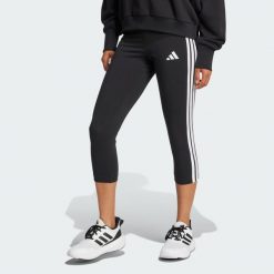 Legginsy Essentials 3-Stripes Leggings 3/4 Length. Czarne legginsy damskie Adidas, xs, bez wzorów. Za 129.00 zł.