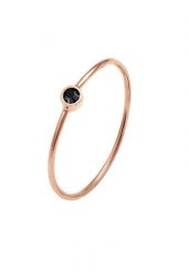 Elli Damski do łączenia minimalistyczny filigranowy z kryształami w srebrze 925 Sterling Silver Pierścionki 1 ct. Szare pierścionki damskie Elli, srebrne. Za 213.99 zł.