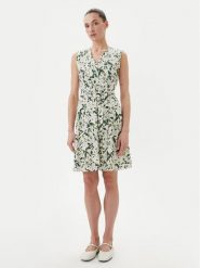 Weekend Max Mara Sukienka letnia Osiris 2515621022650 Zielony Regular Fit. Zielone sukienki damskie Weekend Max Mara, bez wzorów, z bawełny, bez ramiączek. Za 899.99 zł.