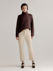 Josephine & Co Dżinsy "Lionel" - Regular fit - w kolorze kremowym rozmiar: 38. Brązowe jeansy damskie Josephine & Co. Za 239.99 zł.