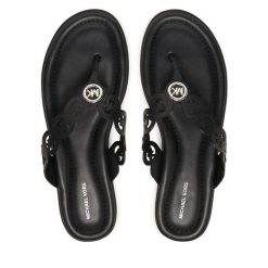 Japonki MICHAEL Michael Kors. Czarne klapki damskie MICHAEL Michael Kors, bez wzorów, bez obcasa, bez zapięcia. Za 529.99 zł.