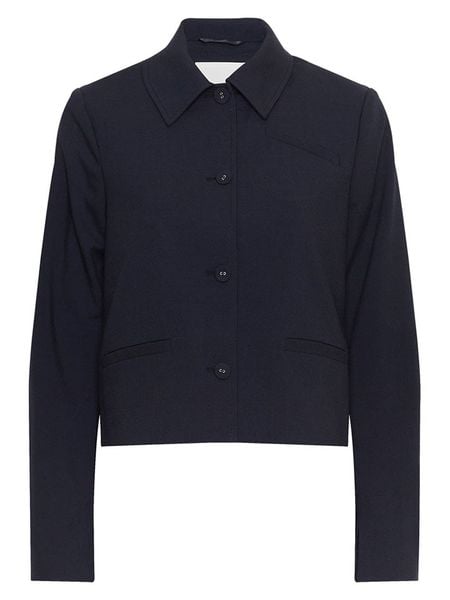 MOSS COPENHAGEN Kurtka koszulowa "Wilder" w kolorze granatowym rozmiar: M. Niebieskie kurtki damskie Moss Copenhagen, m, bez wzorów, bez kaptura. Za 249.17 zł.