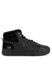 Gap Sneakersy PORTLAND CUP MID W GP505011AW-BKBK Czarny. Czarne obuwie sportowe damskie GAP, z materiału, bez zapięcia. Za 199.99 zł.