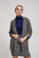 Marynarka z podwijanymi rękawami. Marynarki i żakiety damskie MOODO, s, bez wzorów, z elastanu. W wyprzedaży za 63.99 zł.