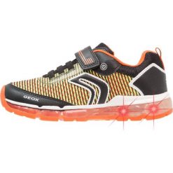Geox Tenisówki i Trampki black/orange. Brązowe buty sportowe dziewczęce Geox, z materiału. Za 309.00 zł.
