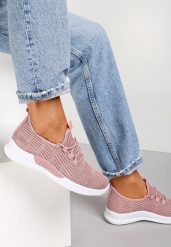 Różowe Buty Sportowe Carol. Czerwone obuwie sportowe casual damskie Renee. Za 19.99 zł.