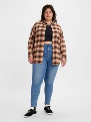 Levi´s Dżinsy - Skinny fit - w kolorze niebieskim rozmiar: W44/L32. Niebieskie jeansy damskie z podwyższonym stanem. Za 153.71 zł.