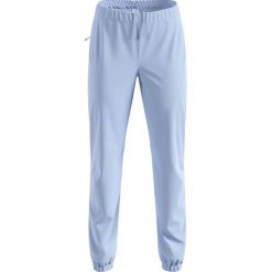 Spodnie softshellowe Odlo Pants regular length ESSENTIAL WARM. Niebieskie spodnie sportowe damskie ODLO, na zimę, l, bez wzorów, z dżerseju, na fitness i siłownię. Za 449.99 zł.