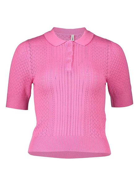 ONLY Sweter w kolorze różowym rozmiar: L. Różowe swetry klasyczne damskie Only, l, bez kołnierzyka. Za 65.95 zł.
