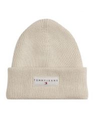 Tommy Jeans Czapka Tjw Linear Beanie AW0AW17913 Écru. Czapki damskie Tommy Jeans, na zimę, bez wzorów, z bawełny. Za 129.99 zł.