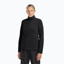 Bluza polarowa damska Jack Wolfskin Taunus Fz. Czarne bluzy damskie Jack Wolfskin, bez wzorów, z polaru, bez kaptura. Za 239.99 zł.