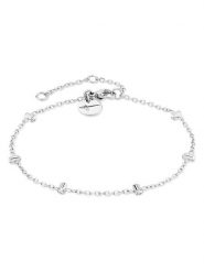 Tamaris Bransoletka z elementami ozdobnymi rozmiar: onesize. Szare bransoletki damskie Tamaris, szklane. Za 86.99 zł.