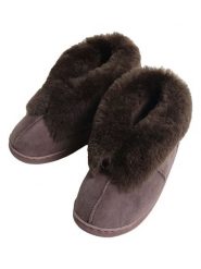Kaiser Naturfellprodukte H&L Kapcie wełniane "Anna" w kolorze brązowym rozmiar: 38. Brązowe kapcie damskie Kaiser Naturfellprodukte H&L, z wełny. Za 122.38 zł.