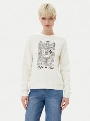 KARL LAGERFELD Bluza A2W20057 Écru Regular Fit. Bluzy damskie KARL LAGERFELD, xxl, bez wzorów, z bawełny, bez kaptura. Za 479.99 zł.
