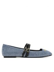 Liu Jo Baleriny Brigitte 06 SF5113 TX365 Niebieski. Niebieskie balerinki damskie Liu Jo, bez wzorów, z materiału. Za 629.99 zł.
