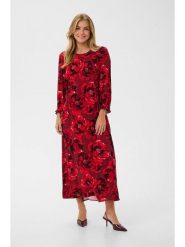 CULTURE Sukienka w kolorze czerwonym rozmiar: M. Czerwone sukienki damskie Culture, bez wzorów, z wiskozy, klasyczne, bez ramiączek. Za 173.99 zł.