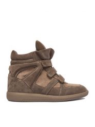 Badura Sneakersy EO-IVI-LT1885-2N Brązowy. Brązowe obuwie sportowe damskie Badura, ze skóry, bez zapięcia. Za 479.99 zł.