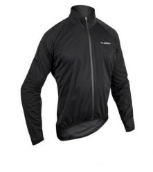Kurtka przeciwdeszczowa na rower MICROM 15, czarna. Czarne kurtki damskie GIST, xl, bez wzorów, z materiału, bez kaptura. Za 449.00 zł.