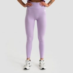 Legginsy damskie fitness z wysokim stanem Limitless. Fioletowe legginsy damskie GYMBEAM, s, bez wzorów, z elastanu. Za 110.90 zł.