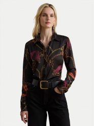 LAUREN RALPH LAUREN Koszula 200979917001 Czarny Straight Fit. Czarne koszule damskie Lauren Ralph Lauren, m, bez wzorów, z syntetyku, bez kołnierzyka, bez ramiączek. Za 759.99 zł.