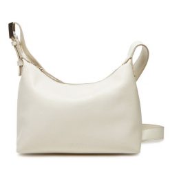 Torebka Calvin Klein. Białe listonoszki damskie Calvin Klein, bez wzorów, bez dodatków. Za 289.99 zł.