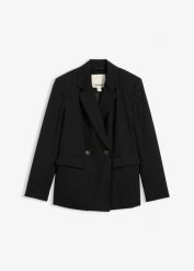Żakiet z mieszanki wiskozy. Brązowe marynarki i żakiety damskie bonprix, bez wzorów, z wiskozy, eleganckie. Za 219.99 zł.