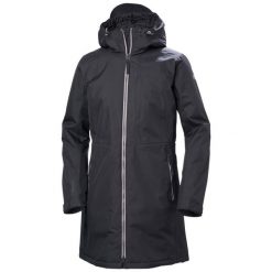 Długa kurtka wodoodporna ocieplana dla kobiet Helly Hansen Westport. Brązowe kurtki damskie Helly Hansen, na jesień, s, bez wzorów, z materiału, bez kaptura. Za 808.15 zł.