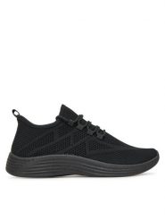 JENNY Sneakersy WSL0075-06 Czarny. Czarne obuwie sportowe damskie Jenny, z materiału, bez zapięcia. Za 79.99 zł.