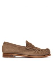 Max Mara Lordsy Sponda 2624526031 Brązowy jasny. Brązowe półbuty damskie Max Mara, bez wzorów, ze skóry, bez obcasa, bez zapięcia. Za 2,764.00 zł.