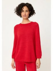 Olsen Sweter w kolorze czerwonym rozmiar: 40. Czerwone swetry klasyczne damskie Olsen, bez kołnierzyka. Za 124.95 zł.