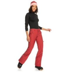 Spodnie narciarskie damskie Roxy Diversion. Czerwone spodnie sportowe damskie Roxy, na zimę, l, bez wzorów, z poliesteru, narciarskie. Za 432.00 zł.
