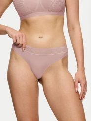 Triumph Stringi Feel Of Modal 10219764 Różowy. Czerwone stringi Triumph, bez wzorów. Za 35.00 zł.
