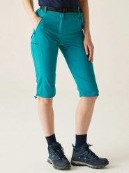 Regatta Spodnie funkcyjne "Xrt Light" w kolorze turkusowym rozmiar: 38. Niebieskie spodnie dresowe damskie Regatta, bez wzorów, z materiału, outdoorowe. Za 91.34 zł.