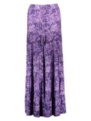 Miss goodlife Spódnica "Flower" w kolorze fioletowym rozmiar: L. Różowe spódnice damskie miss goodlife, na co dzień, l, bez wzorów, z bawełny, maxi. Za 135.81 zł.