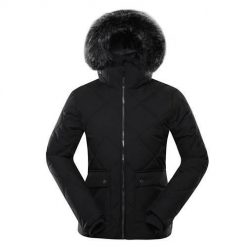 Kurtka uniwersalna damska Alpine Pro LJCB593990. Czarne kurtki damskie Alpine Pro, uniwersalny, bez wzorów, z syntetyku, z kapturem. Za 615.00 zł.