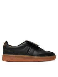 Guess Sneakersy 177199 Czarny. Czarne obuwie sportowe damskie Guess, ze skóry, bez zapięcia. Za 379.99 zł.