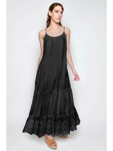 Tarifa Sukienka w kolorze czarnym rozmiar: S. Czarne sukienki damskie Tarifa, bez wzorów, z bawełny, bez ramiączek. Za 56.79 zł.